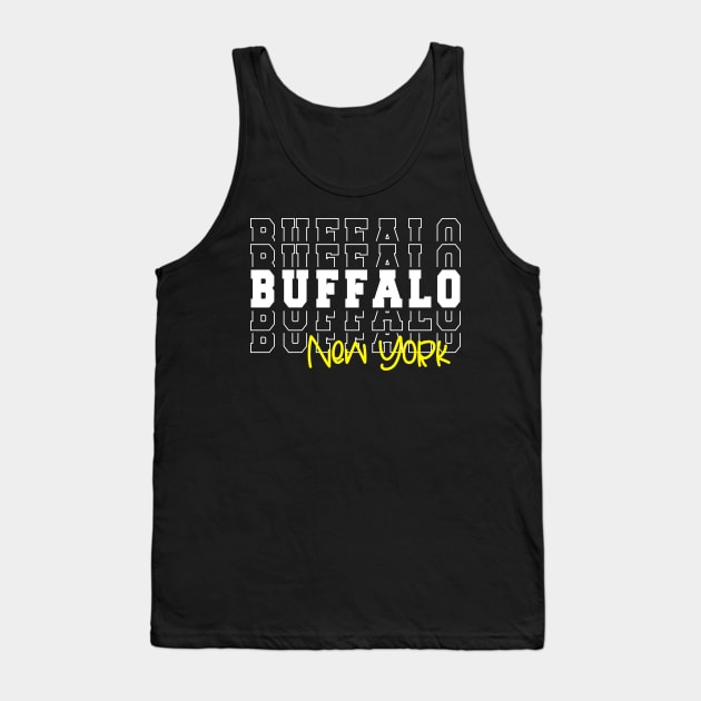 Buffalo city New York Buffalo NY Tank Top by TeeLogic